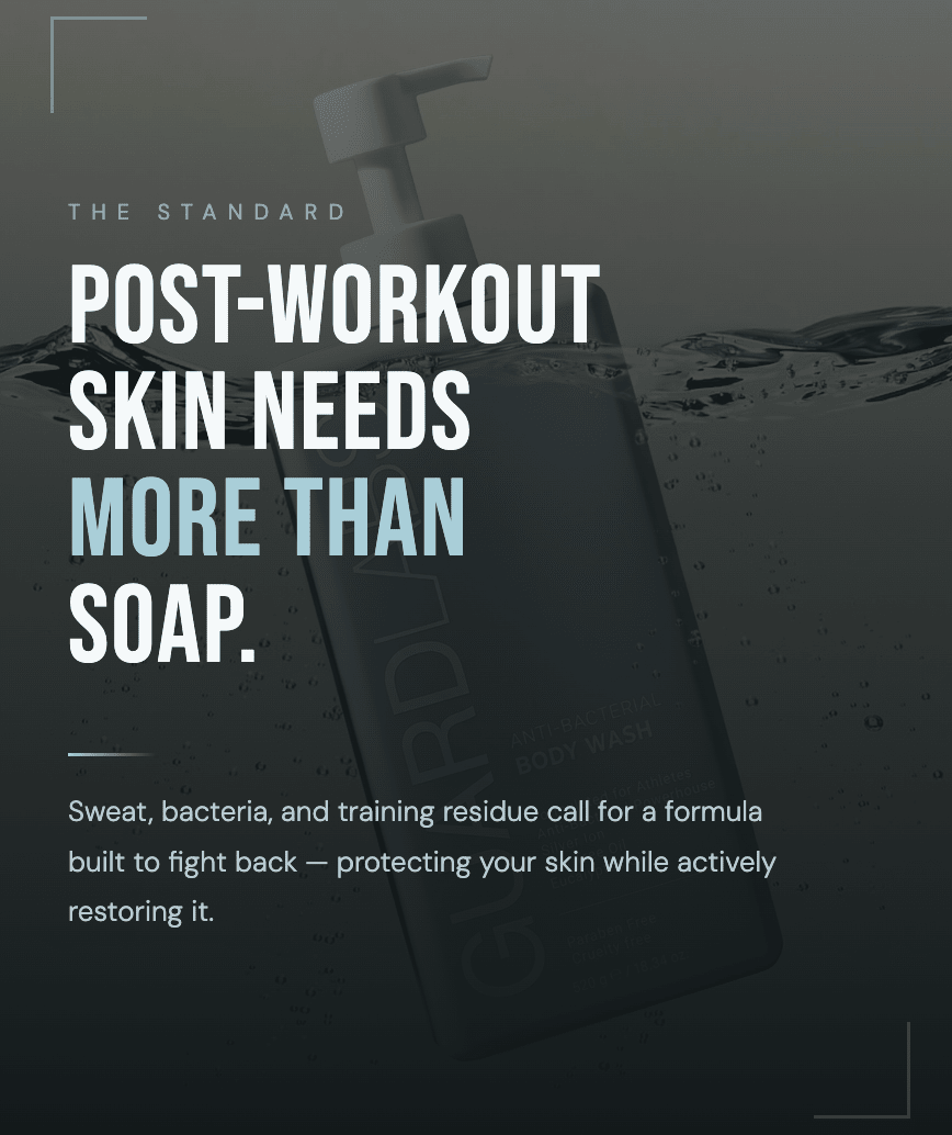 Guard Labs post-workout body wash – engineered for active lifestyles