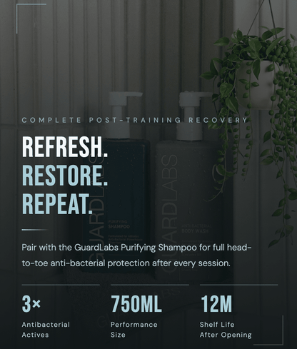 Guard Labs antibacterial body wash for post-training recovery – Refresh Restore Repeat